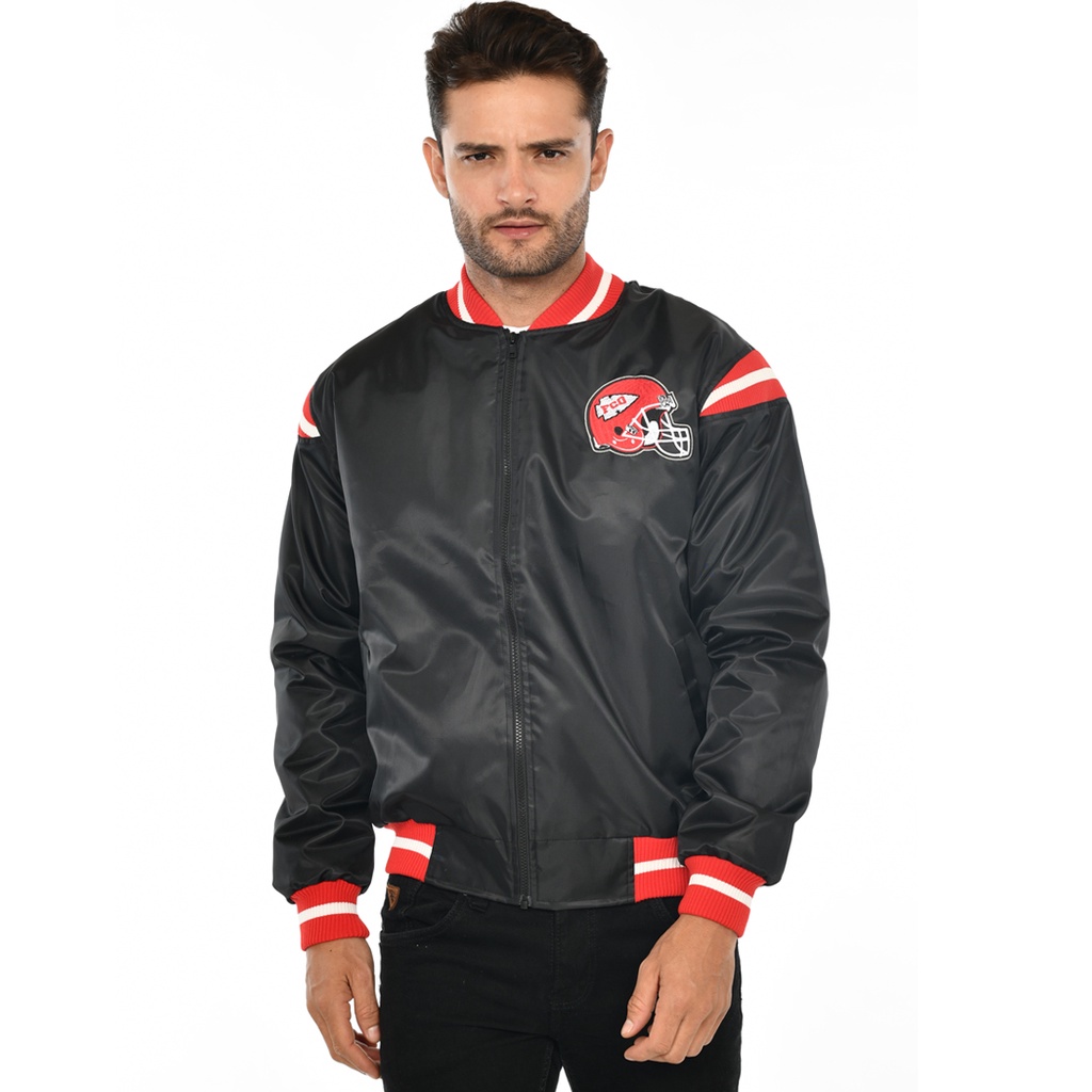 Follback Bomber NFL Jacket Redstrike - Bomber Jaket