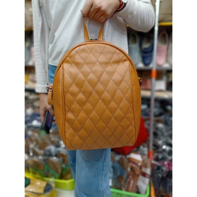 Tas gendong wanita kulit asli sukaregang garut