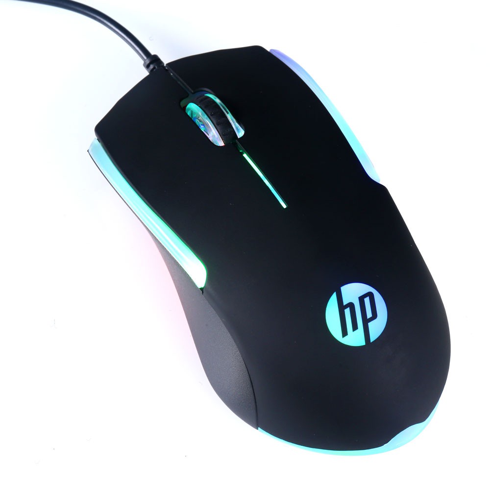 Hp M160 Mouse Gaming Optical DPI 1000 3D Ergonomik Dengan Kabel Usb Dan Backlight