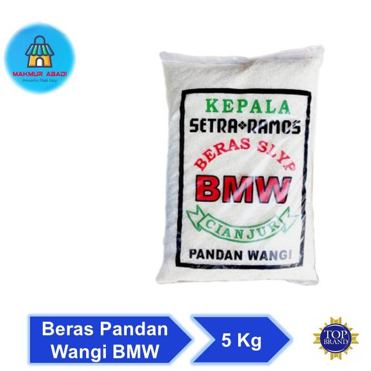 

Beras Pandan Wangi BMW Asli 5 Kg || Makmur Abadi Official Store