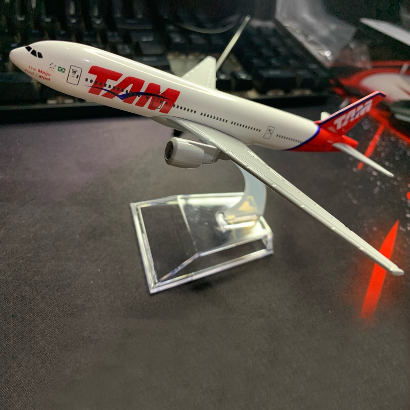 Miniatur Diecast Pesawat Airbus 380 Bahan Metal A380 Aviation 15cm Untuk Koleksimainan