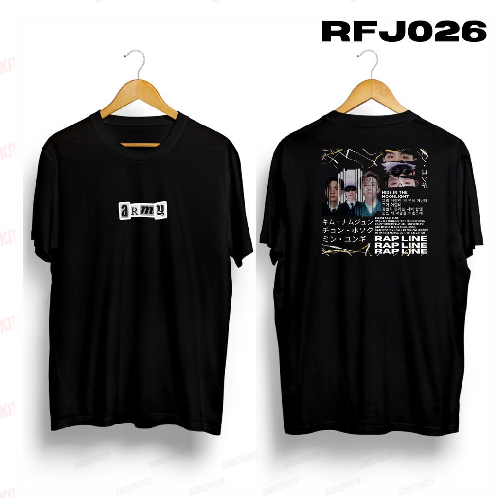 MURAH!!! KAOS KPOP RAP LINE RFJ026 COMBED 30S