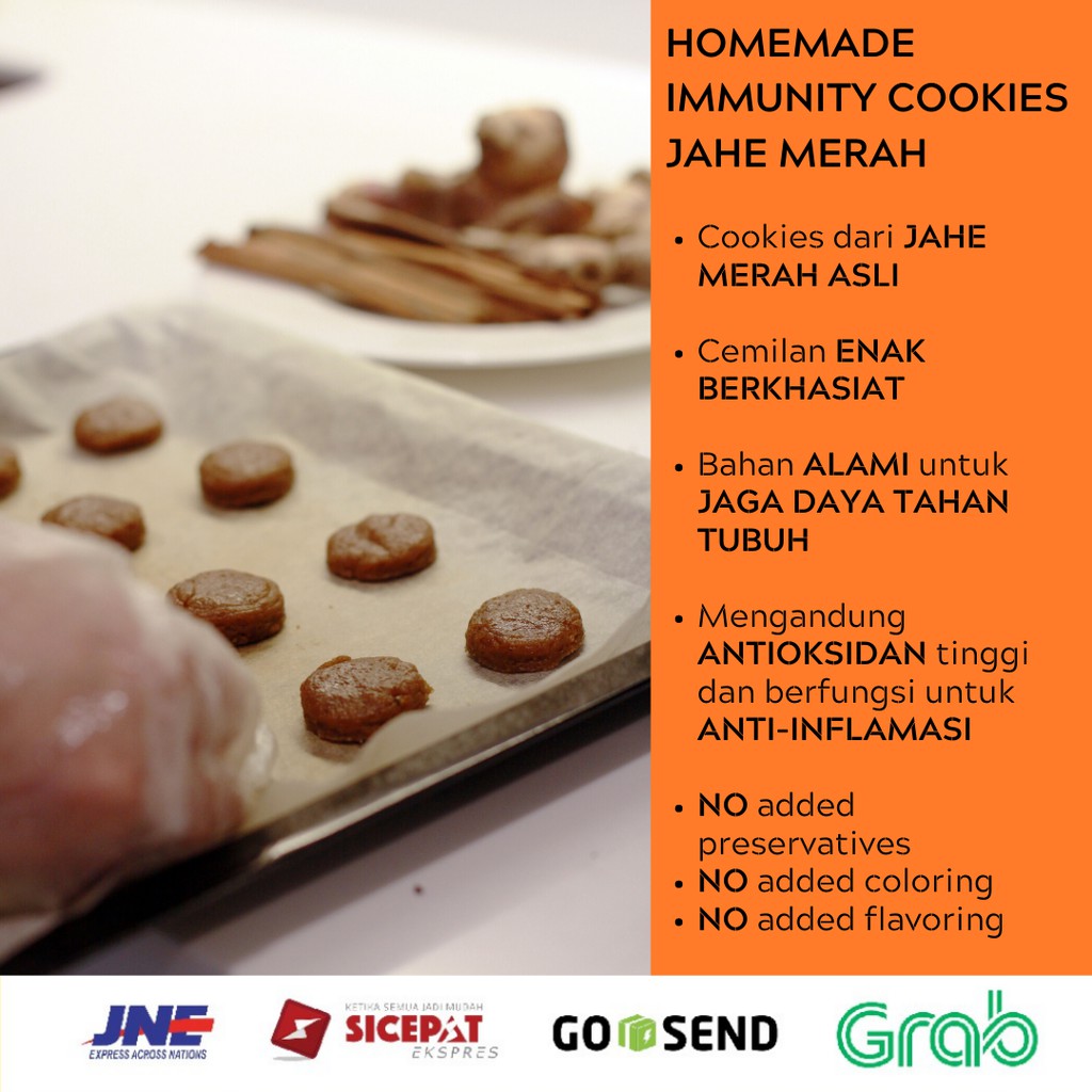  SEHANGAT  COOKIES  JAHE MERAH GINGER COOKIES  IMMUNITY 