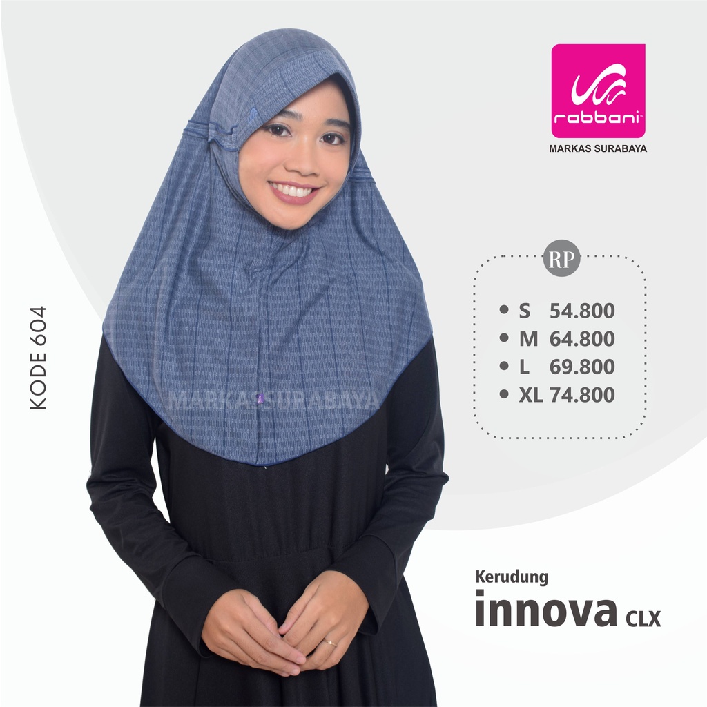 KERUDUNG INSTAN NK INNOVA CLX RABBANI ORI