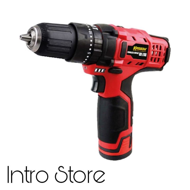 Krisbow Bor Listrik Tanpa Kabel 10 Mm 12v