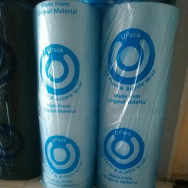 

Upack BubbleWrap Logo Biru uk:125cmX50m Bening