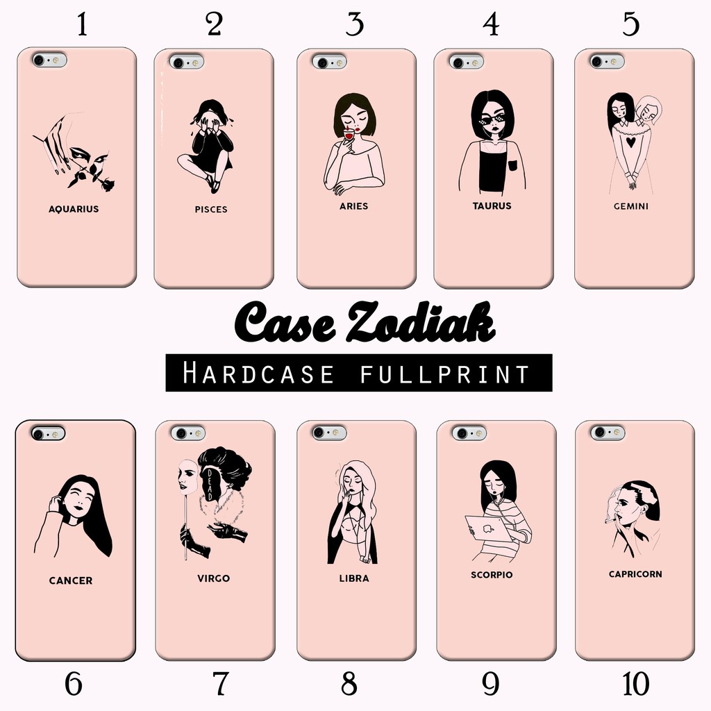 [SA73] Case Motif Zodiak Fullprint For All Tipe