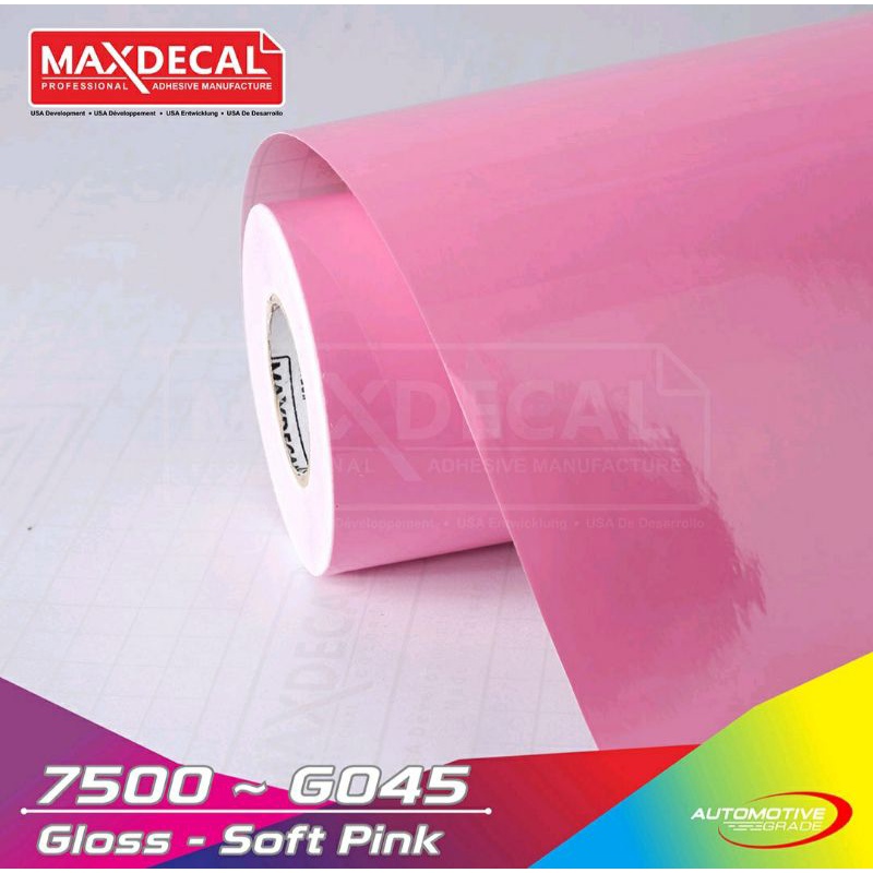 Sticker Stiker Skotlet Maxdecal Max Decal Soft pink Gloss 7500 G045