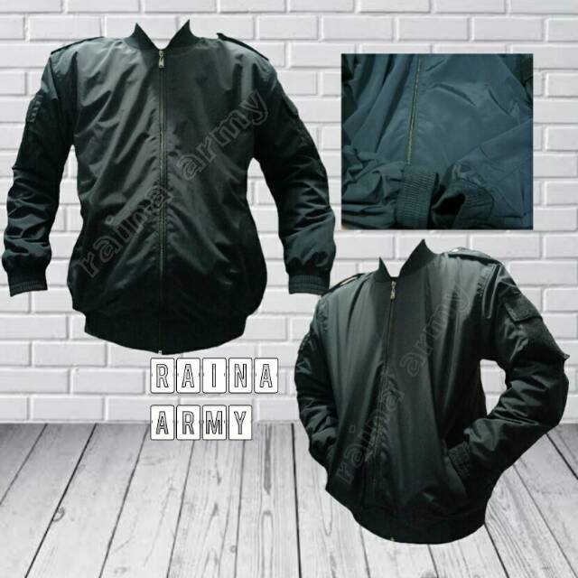 Jaket bomber jaket tactical jaket bomber tactical biru dongker black blue