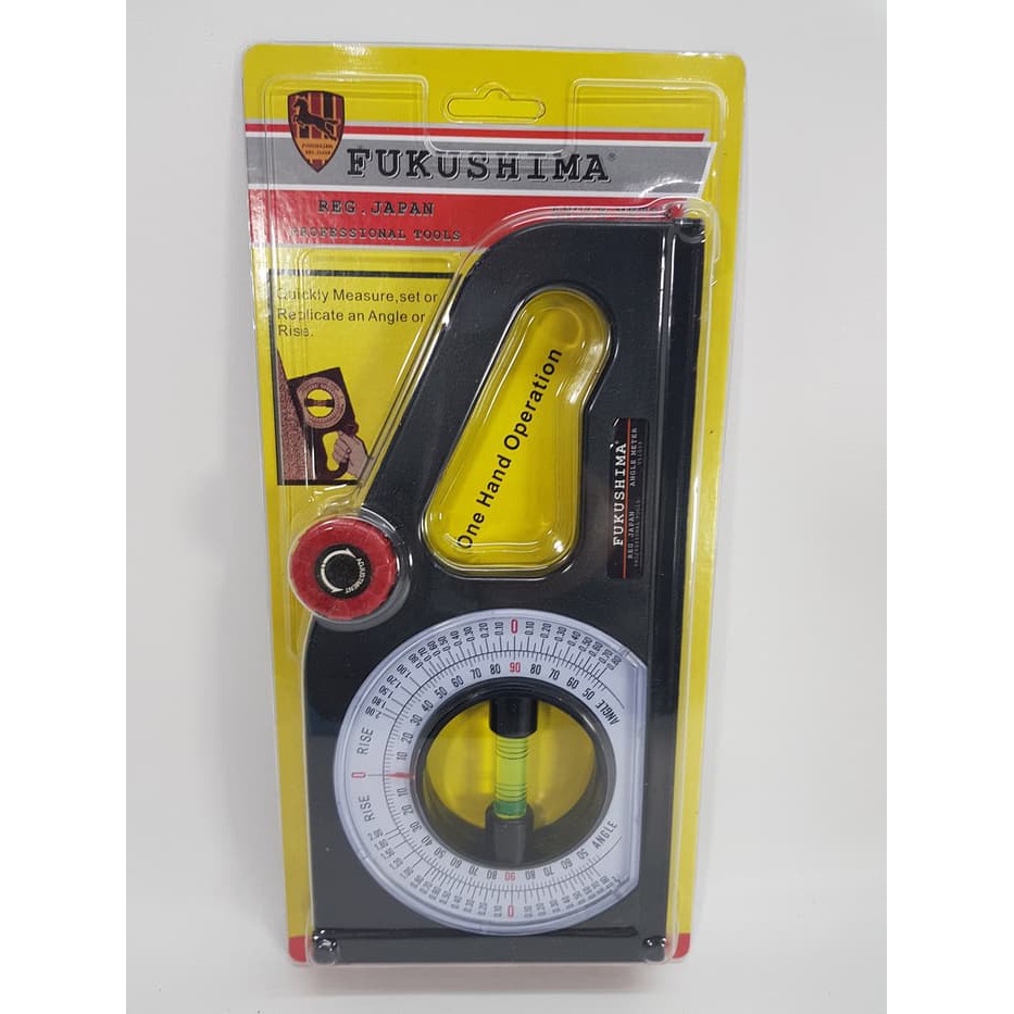 

Rotary Angle Meter with water pass merk FUKUSHIMA / busur derajat CBL1014