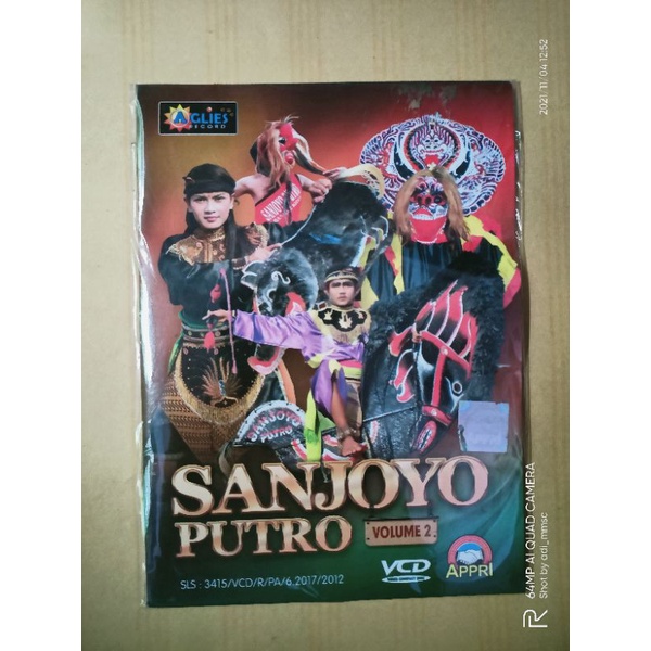 VCD original jaranan Sanjoyo putro