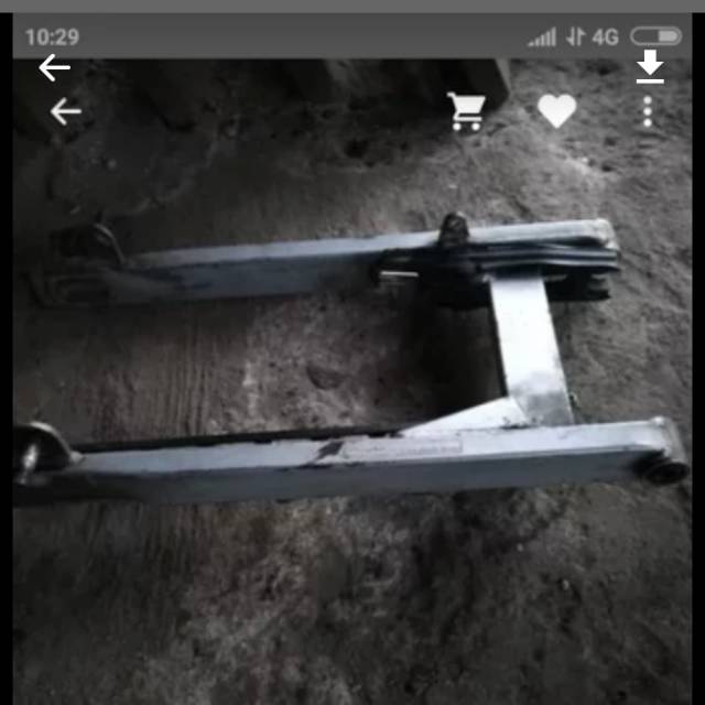 Arem sasis capit udang honda supra x supra fit original second