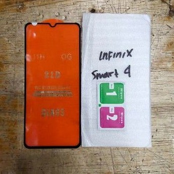 INFINIX SMART 4 , HOT 8 , HOT 10 PLAY , HOT 10S , HOT 11 , HOT 11S , SMART 6 , NOTE 10 tempered golira glass kaca full