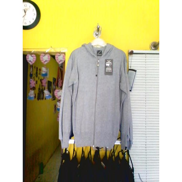 Beli Hoodie Knite Rajut GreenLight Jaket Pria Kulit / Si