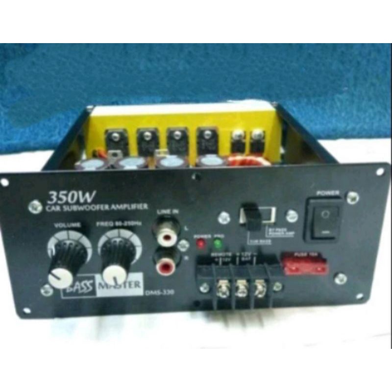 Power kit Subwoofer Aktif Mobil Basstube DMS 330 Platinum Bass Master 350 Watt