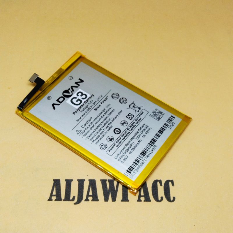 Baterai Bt Batre Battery Advan G3 Pro 2020 6002 Kompatibel Advan G3 pro