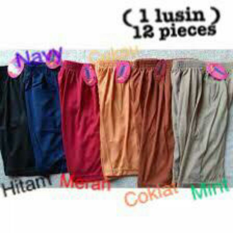 (1 LUSIN 12 PC) Celana SOT  Sisboy/synergy untuk wanita beragam ukuran O,S, M, L, XL, XXL, 4L, 5L,6L