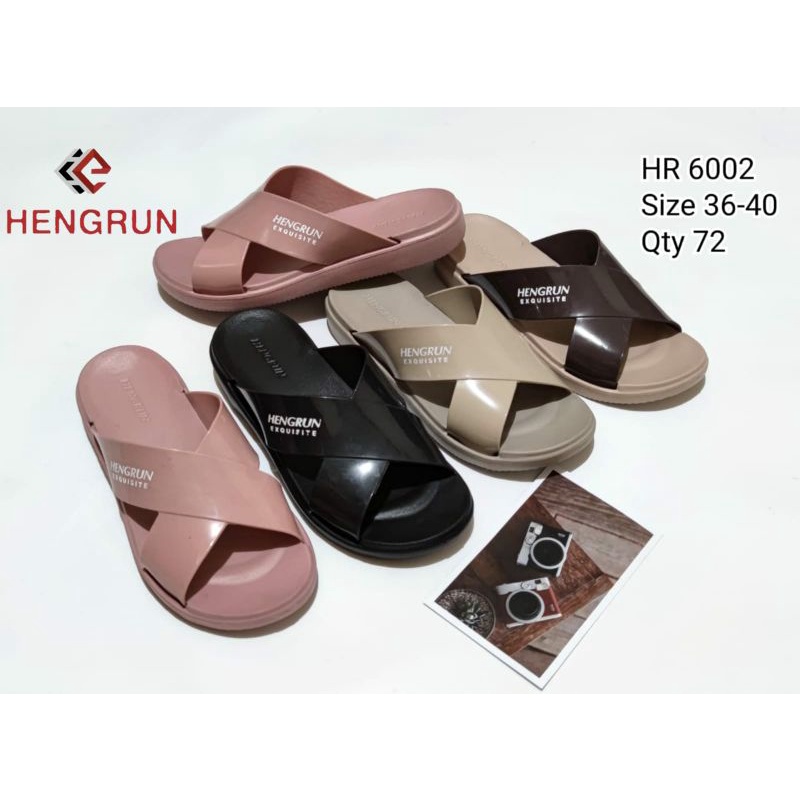 HR6002 36-40 - SANDAL WANITA TERBARU - SANDAL CEWEK DEWASA HENGRUN