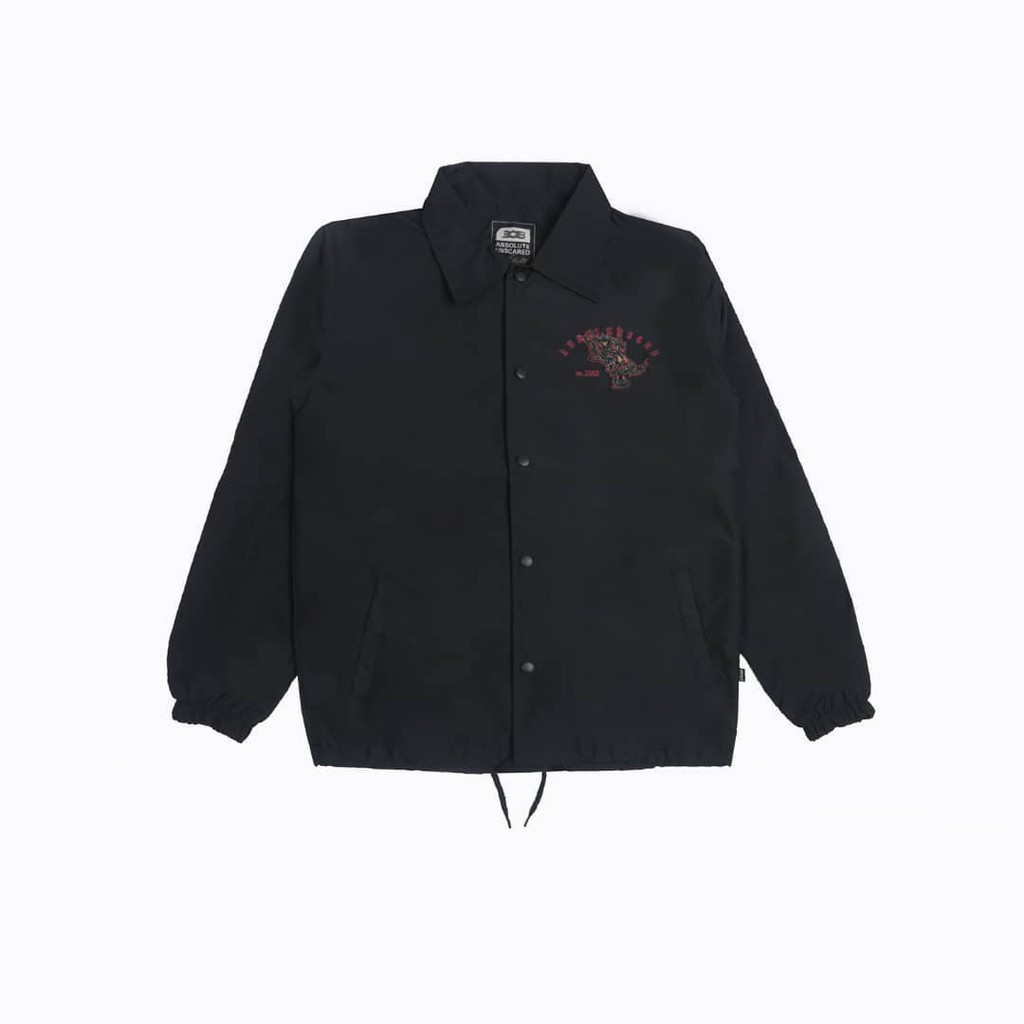 308 ABSLTUNSCRD - COACH JACKET RED DRAGON AU - BLACK