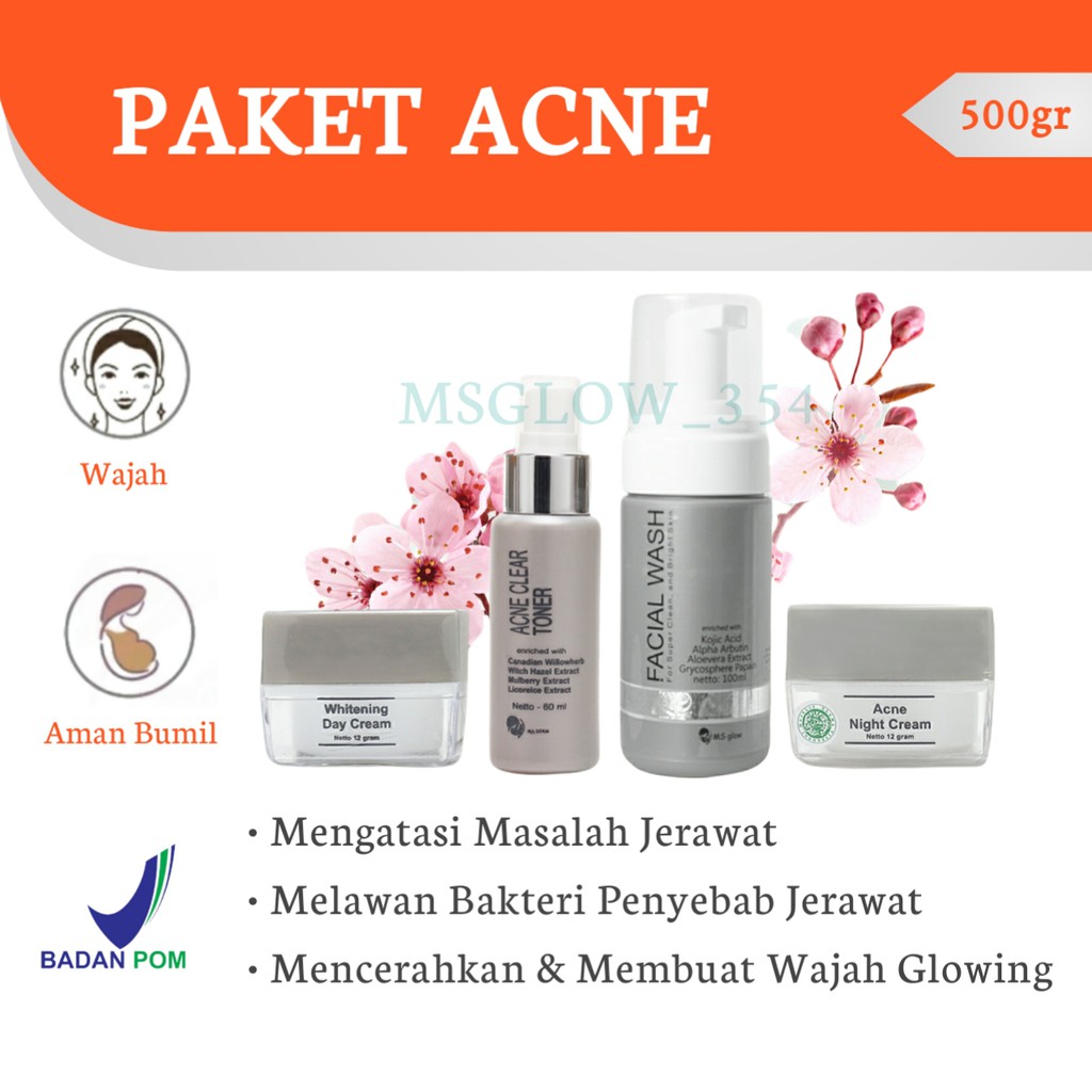 MS Glow Original Whitening Acne Luminous Ultimate Series - Paket MS Glow Whitening Acne Luminous Ultimate Original - Skincare MS Glow Paket Whitening Acne Luminous Ultimate Ori Original - MS Glow Beauty Official Store Resmi Cikarang Bekasi Bandung Jakarta-Paket Acne