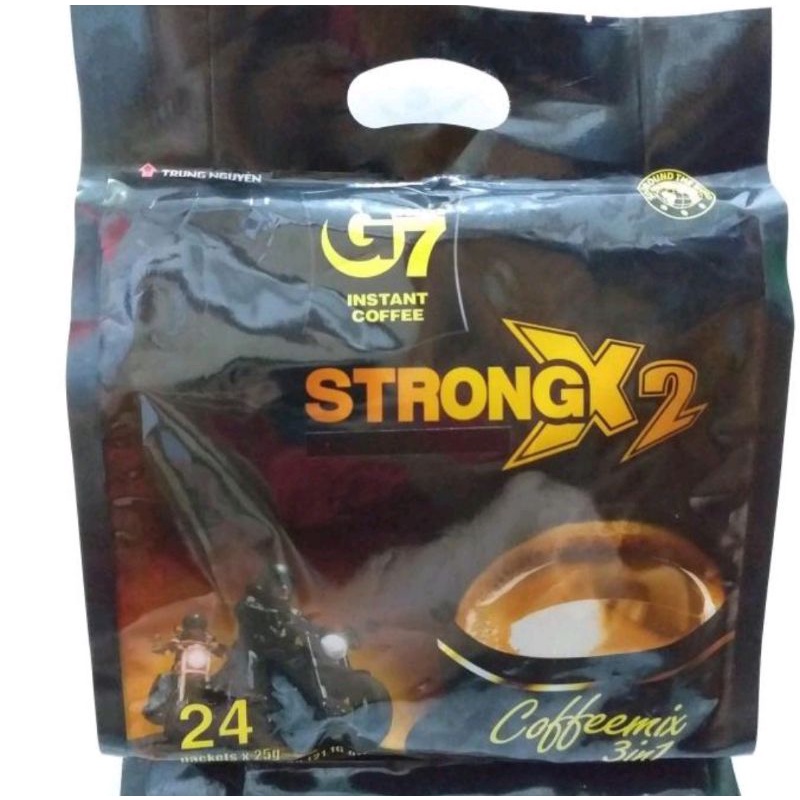Kopi Vietnam G7 Strong X2 Coffemix 3in1 Trung Nguyen
