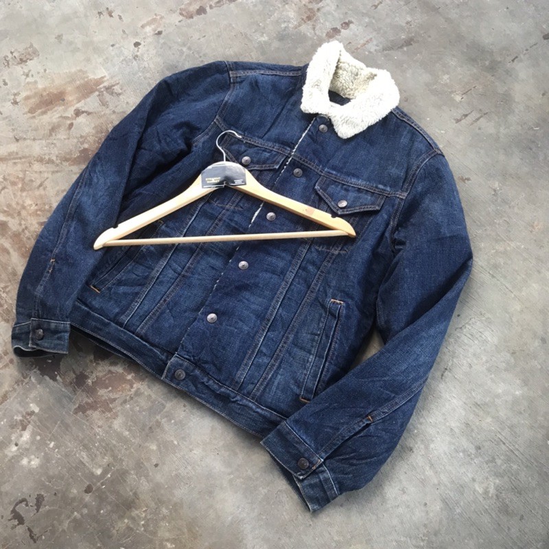 denim gap sherpa