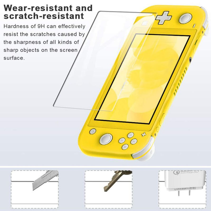 Pelindung Layar Tempered Glass Ultra Tipis Anti Pecah Untuk Switch Lite Hd