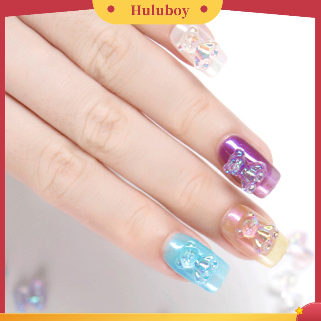 Huluboy Huluboy♡ 50 Pcs Berlian Imitasi 3D Multifungsi Bahan Resin Untuk Dekorasi Nail Art