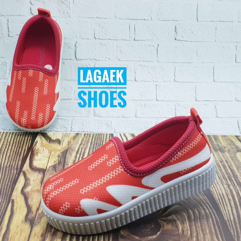 Sepatu Anak Perempuan Usia 1 2 3 4 5 Tahun Slip On Bahan Bagus Reject Layak Pakai - Sepatu Anak Cewek [SEPATU REJECT]