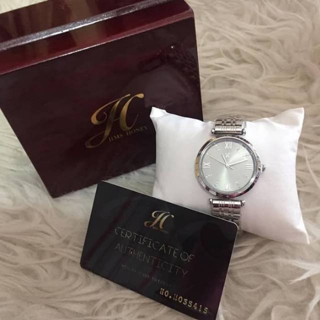 Jam tangan wanita Jt 2139 original Jimshoney jam stainless steel import murah anti air cod realpic-1