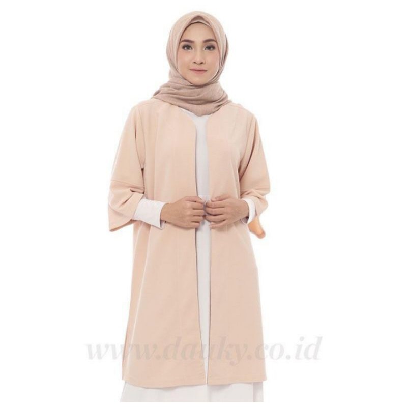 [PROMO] OUTER WANITA CARDIGAN WANITA MUSLIMAH - Dauky Outer - Outer Furra