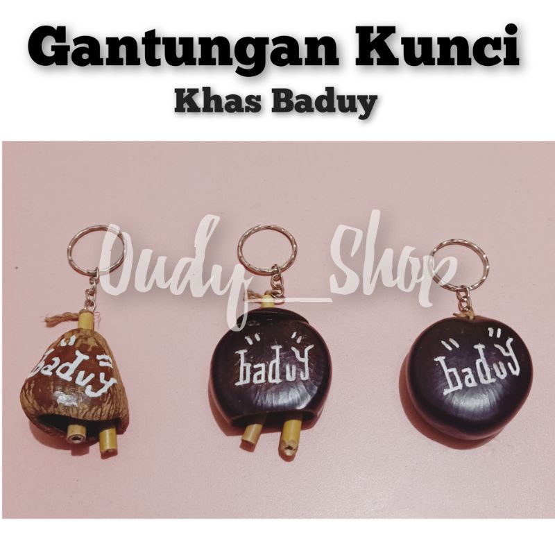 Gantungan Kunci Ganci Oleh Oleh Souvenir Khas Suku Baduy Lebak Banten