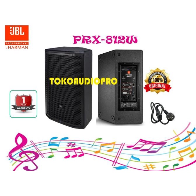 Jbl Prx-812W 1500W 12 Inch Powered Speaker Aktif Original 53Rgkd4A7C