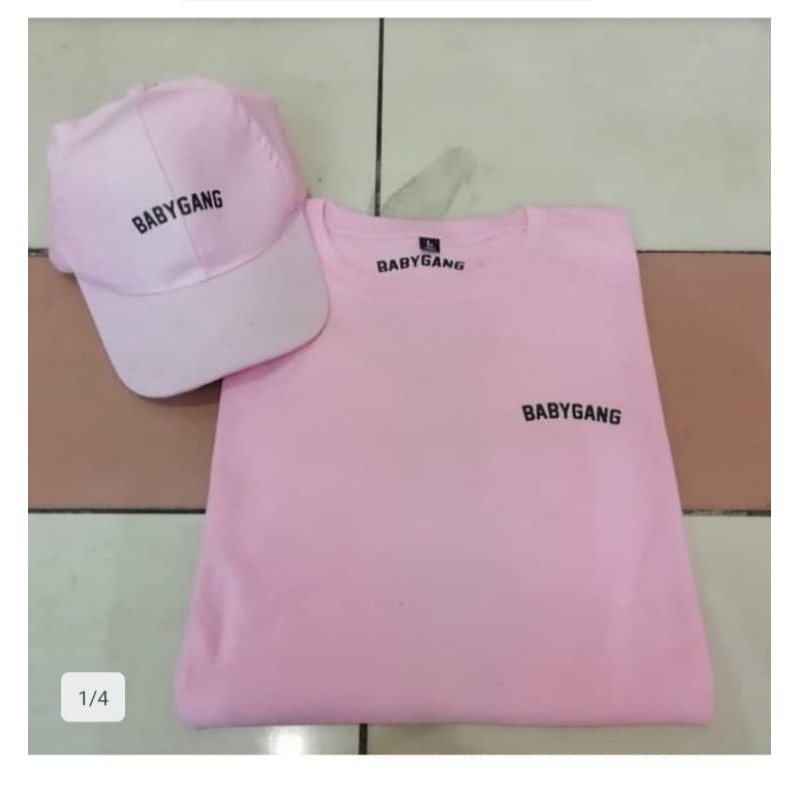 KAOS BABYGANG PAKET TOPI BABYGANG