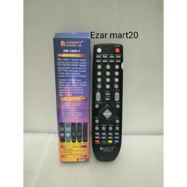 REMOT MULTI TV LCD/LED POLYTRON RM 1888+1