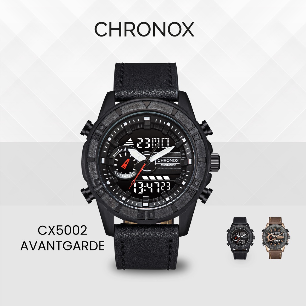 CHRONOX Jam Tangan Pria Sporty Analog Digital - CX5002 AVANTGARDE