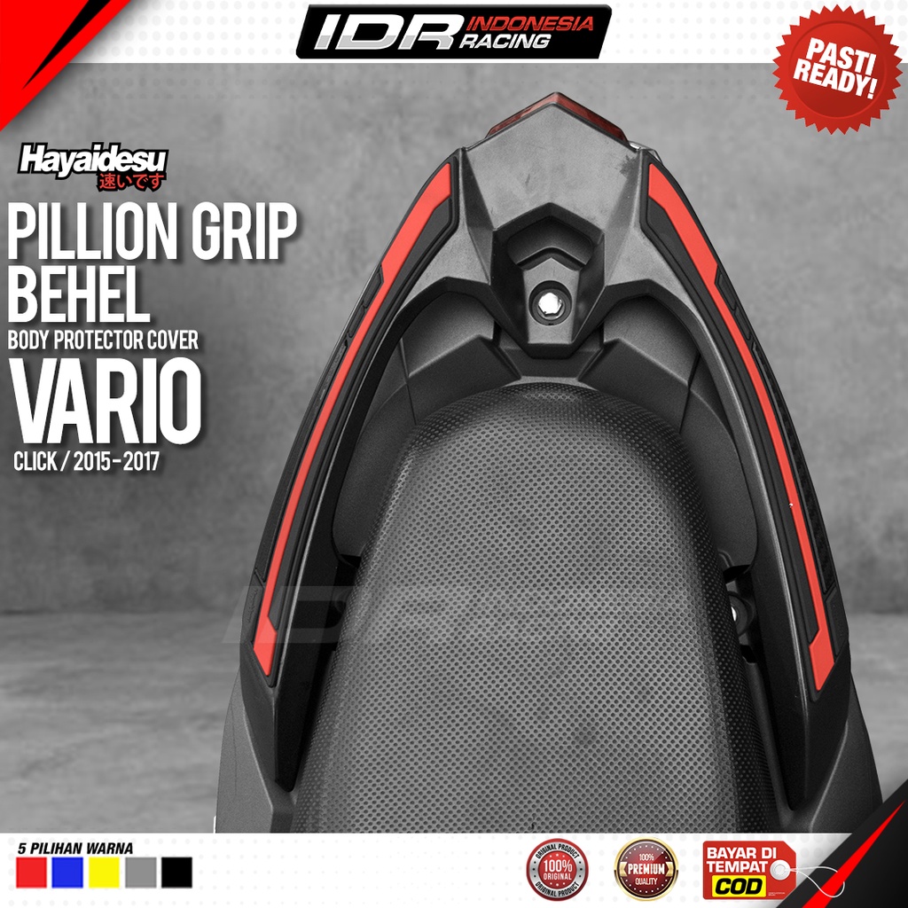 VARIO FI Click 2015 2017 125 150 Body Protector Behel Pillion Grip Cover Hayaidesu Aksesoris Honda