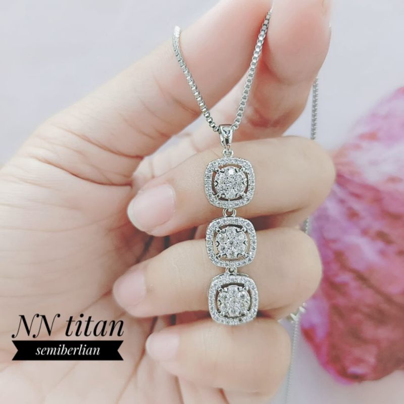 TiTanium kalung wanita AN1