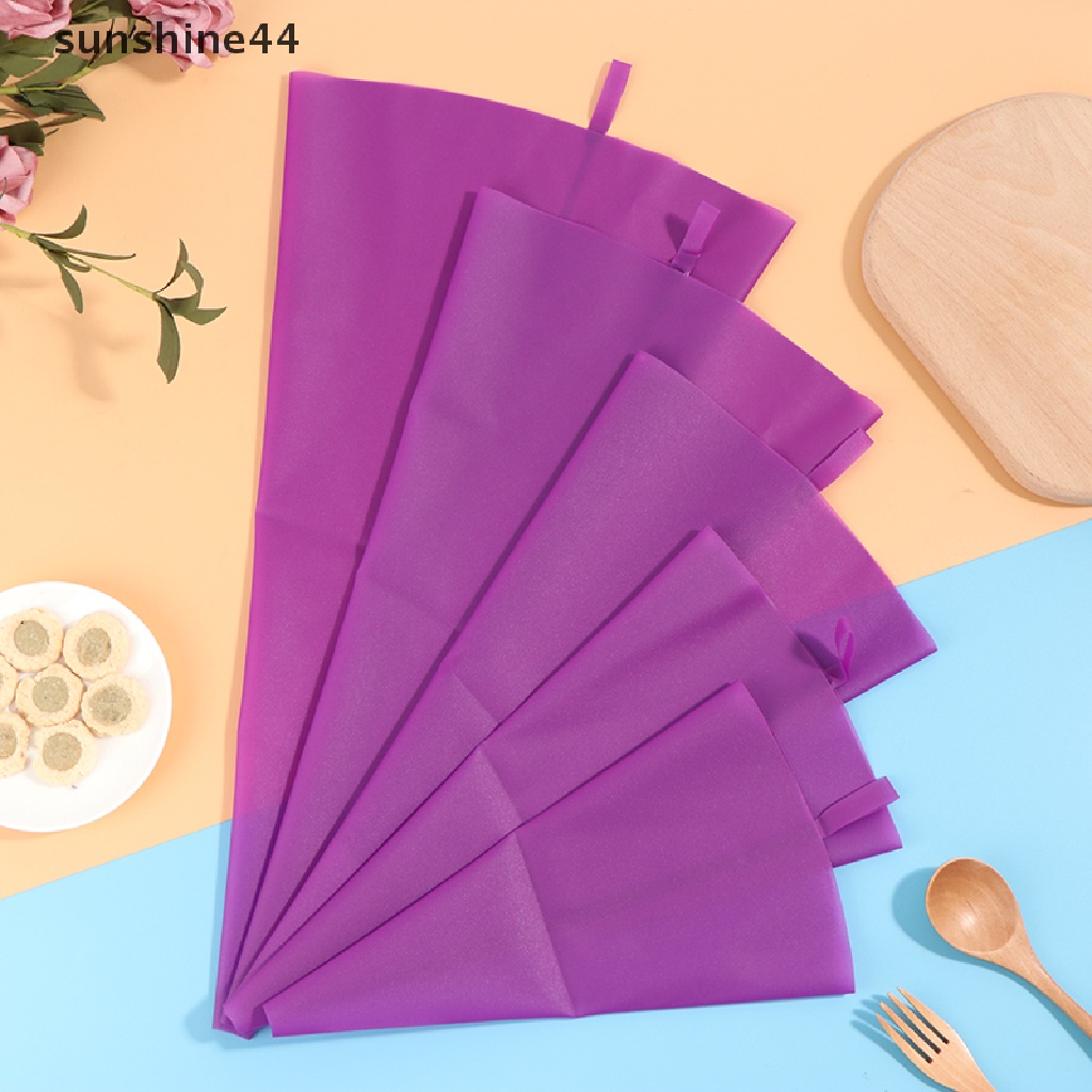 Sunshine Kantong Piping Bag Silikon Reusable Untuk Dekorasi Kue / Cupcake DIY