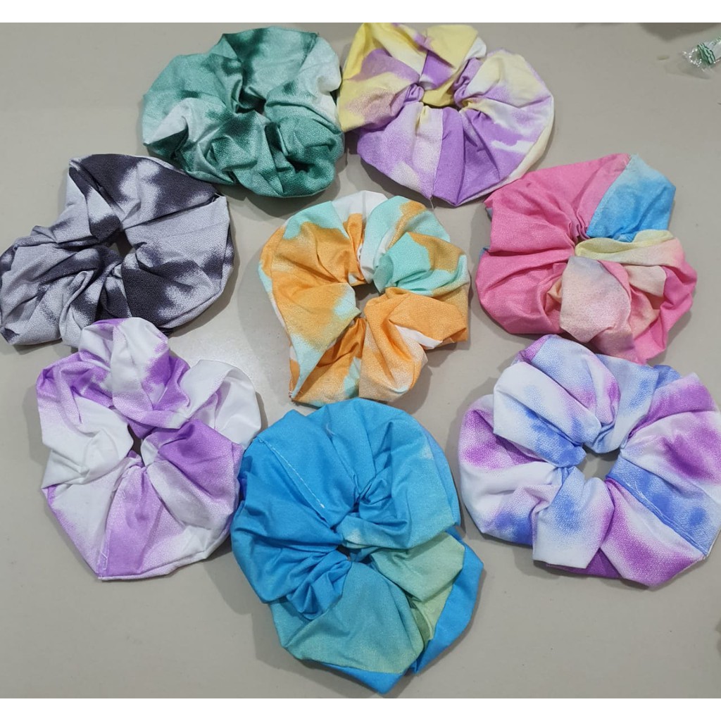 Ikat Rambut Ponytail Elastis  Scrunchie Korean style / Cepol Rambut  Wanita / Aksesoris Rambut