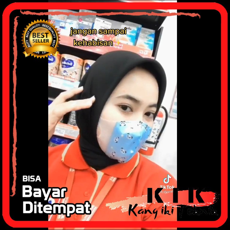 Masker Duckbill Premium 3D Kids Bisa Untuk Dewasa - Masker Alfamart - Masker Alkindo - Masker Sensi