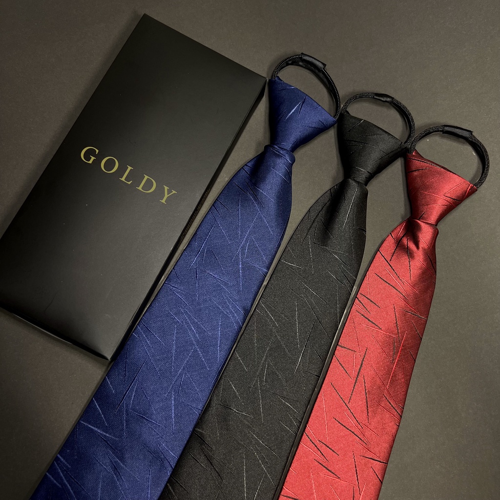 GOLDY - Dasi Panjang Formal Pria Premium