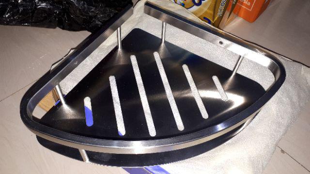 Rak Sabun / Shampo Bano Sudut Stainless Sus304 Anti Karat Promo