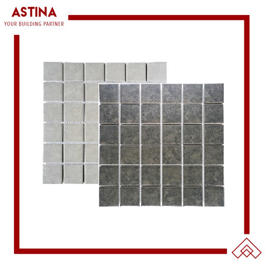 Mosaic Tiles Dekorasi Keramik Turin Square Matte 30,6x30,6 (48x48 mm)