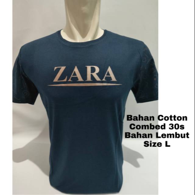 Kaos Pria Cowok ZARA / Kaos ZARA Cotton Combed 30s