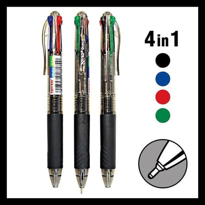 Pulpen Joyko 4 Warna BP-213 Quaco - Pcs