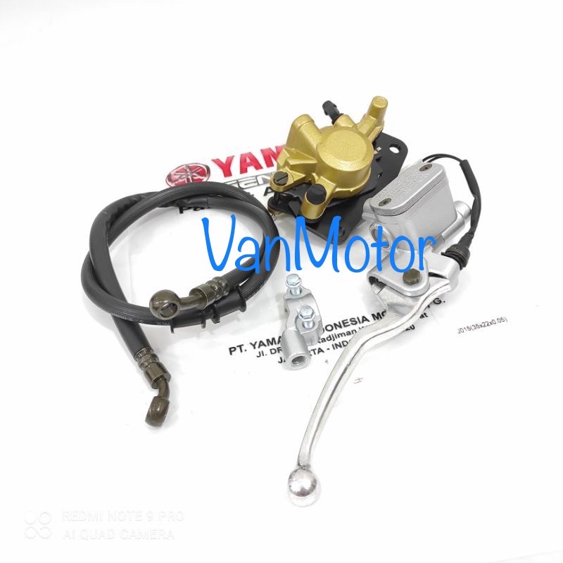 MASTER REM SET KALIPER SELANG MIO FINO KARBU JUPITER MX NEW OLD VEGA ZR JUPITER Z NEW MIO SOUL YAMAHA 5TL SESUAI FOTO  KALIPER SELANG MASTER REM