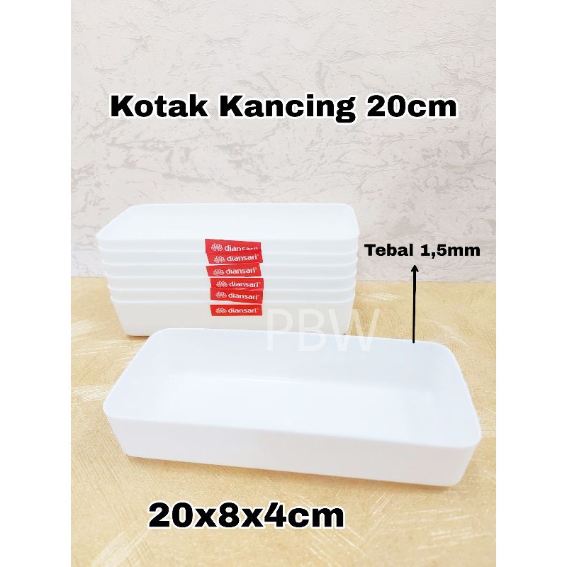 Kotak Kancing Kecil Sedang Besar Kotak Obat Pernak Pernik Wadah Baut Aksesoris Diansari