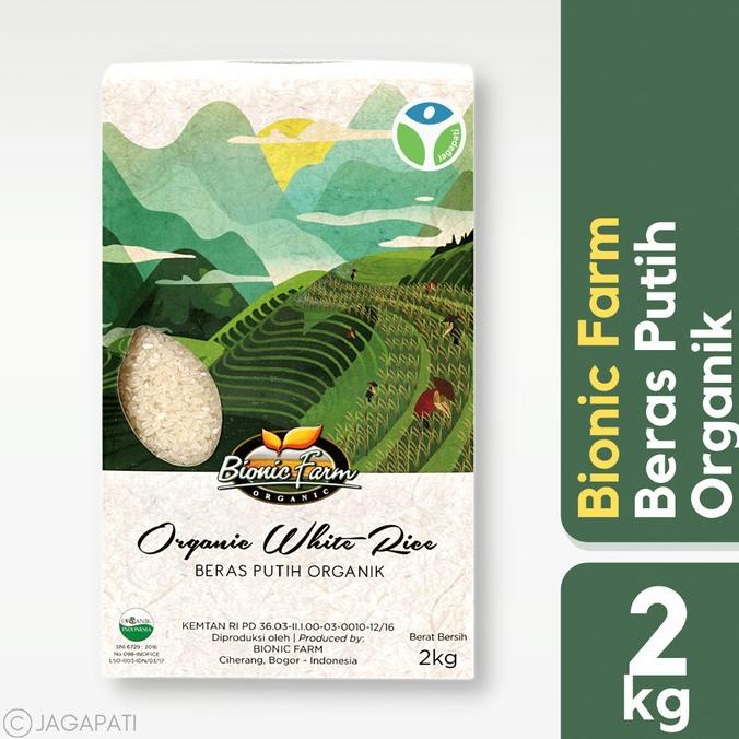 

Bionic Farm - Fragrant White rice - Beras Organik - 2 kg