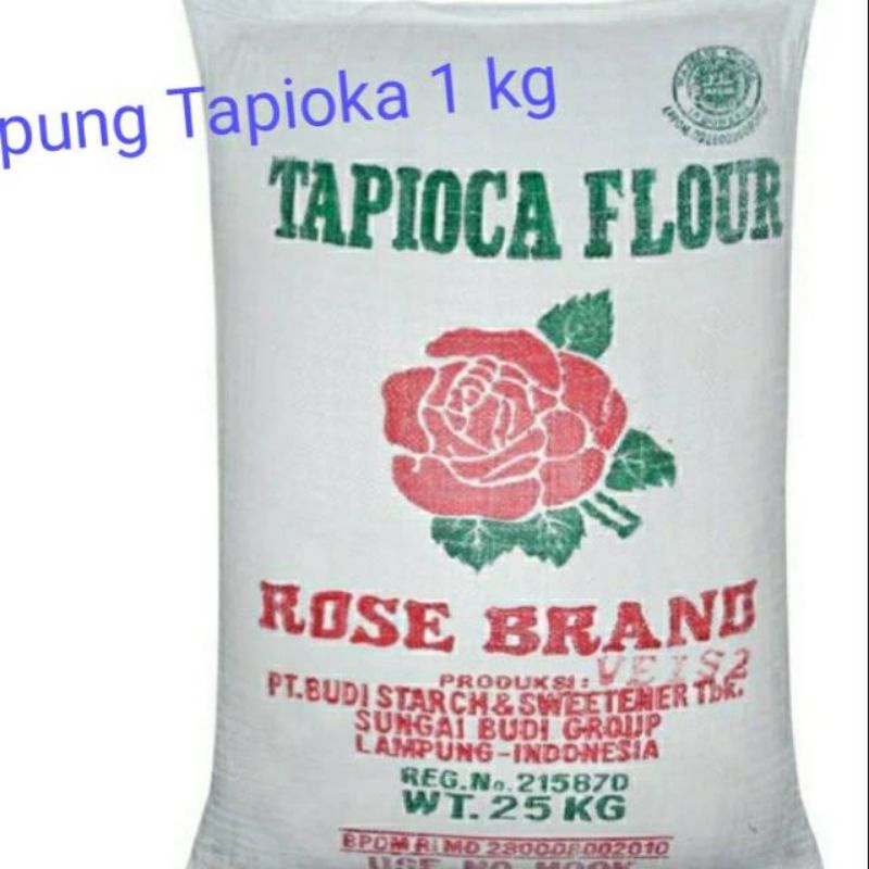 

tapioka rose brand kanji mawar 1kg (repack)